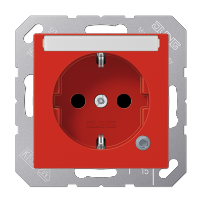 SCHUKO розетка с полем для надписи 6x46 мм, A1520BFNAKORT