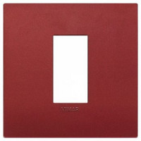 19641.75 - Vimar Накладка CLASSIC на 1 модуль красная матовая