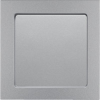 Berker Выключатель 1-клавишный, матовый алюминий