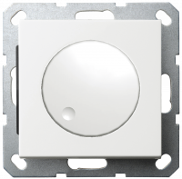 LED Диммер с накладкой 30-400W, 1gang 2way, цвет белый, G4012W, Jasmart Electric