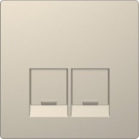 D-Life Накладка для 2-ных разъемов SE, с полем для надписи, сахара