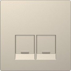 D-Life Накладка для 2-ных разъемов SE, с полем для надписи, сахара