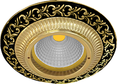 FD1004NEEN Fede Светильник встраиваемый SMALTO ITALIANO, Jet Black