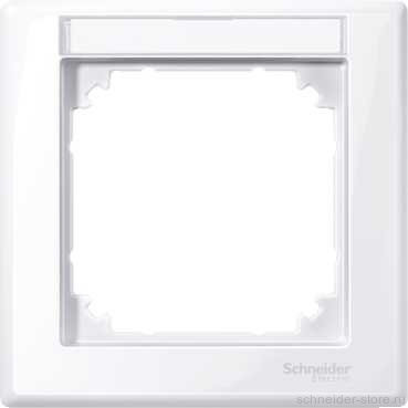 M-Smart Рамка 1-ная с полем для надписи, активно-бел.
