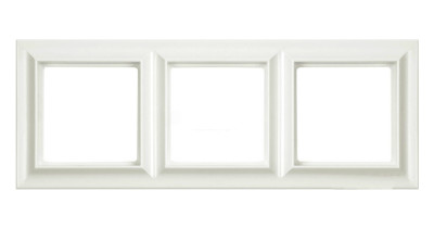 Рамка 3-поста; Eco Profi  Standart; термопласт; слоновая кость, EPS483
