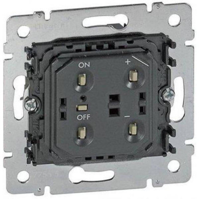 Legrand Кнопочный светорегулятор - Galea Life - 40-400 Вт - для всех видов нагрузки, 775652