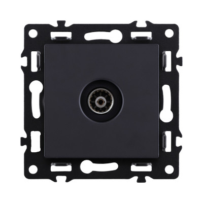 Розетка спутниковая SAT, черный Kollinger Asthetik AS-021BK