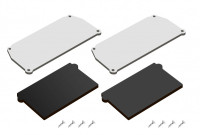 Denkirs DK5852-BK Комплект торцевых заглушек для профиля Flod, черный