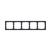 Рамка 5-постовая, черный матовый Kollinger Eclipse EC5BK