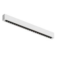 Denkirs DK8002-WB Линейный светильник SMART LENS 18W DIM 3000K-6000K белый с черным