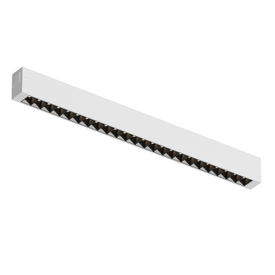 Denkirs DK8002-WB Линейный светильник SMART LENS 18W DIM 3000K-6000K белый с черным