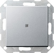 012426 Gira Выключатель с клавишей вертикальный с подсветкой