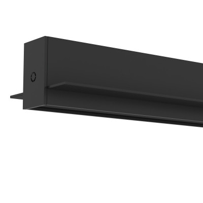 Denkirs TR2012-BK Трек SMART HIDE умной системы Denkirs Smart  для встраиваемого монтажа в потолки из гипсокартона чёрный