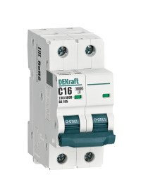 DEKraft Автоматический выключатель ВА105-2P-016A-C