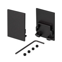 Заглушка SL-COMFORT-3551 BLACK глухая (Arlight, Металл), 031794