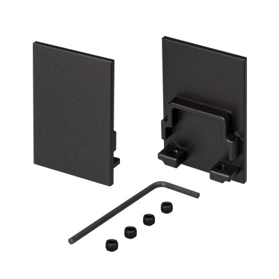 Заглушка SL-COMFORT-3551 BLACK глухая (Arlight, Металл), 031794