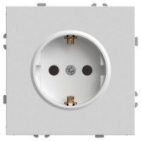 Feron Розетка 1-местная с защитной шторкой с/з (механизм), 250В, 16А, серия Эмили, RST16-5110-01, белый фарфор, soft touch, 49880, STEKKER