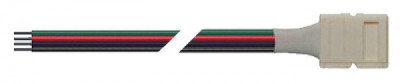 Jazzway Коннектор PLSC-10x4/15 (5050RGB) (упак.=10 шт.), 1013767A