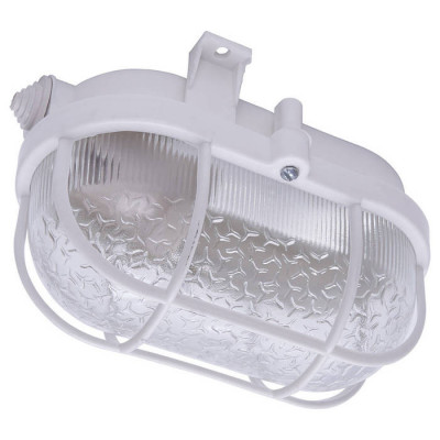 Светильник накладной с решеткой IP54 , 220V 60Вт  Е27, НБП 01-60-002, Feron 41404