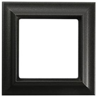 Рамка 1-пост; Eco Profi  Standart; термопласт; черный матовый, EPS481SWM