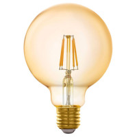 11866 Светодиодная филаментная лампа CONNECT G95, 5,5W (LED) 2200K, 806lm, янтарь