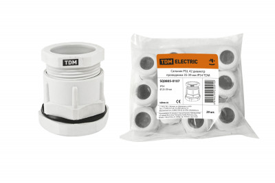 Сальник PGL 42 диаметр проводника 35-39 мм IP54 TDM Electric, SQ0805-0107