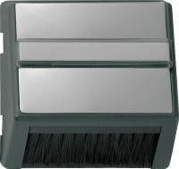 68220 - Gira Edelstahl Накладка для приборов с квадратной центральной панелью и наклонным выходом, скошенные края