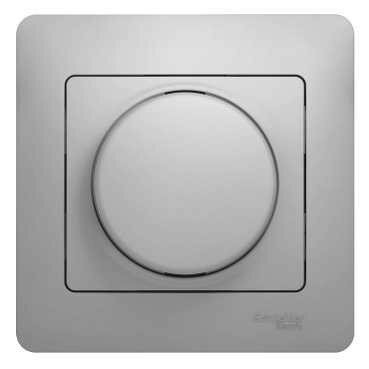 Диммер   поворотный, 300Вт, в сборе, АЛЮМИНИЙ