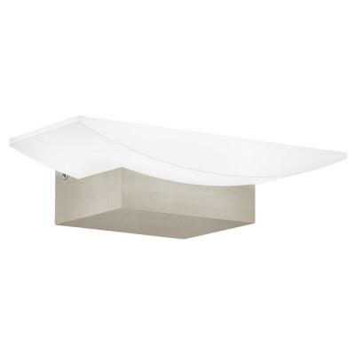 96038 Светодиодное бра METRASS, 6W(LED), L200, H105, алюминий, никель мат./пластик, мат.