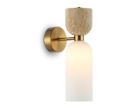 Настенный светильник с травертином G9*1, AMBRELLA LIGHT, LH53327
