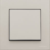 ABB Выключатель 1-клавишный, с подсветкой, цвет- Дюна, серия Sky