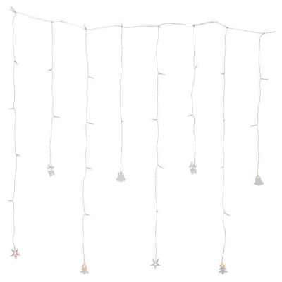 729-30 Гирлянда DECY, 40X0,06W(LED),  4,5V, 82х100см, пластик, 3xАА (не в комплекте)