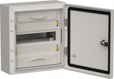 TITAN 5 Корпус мет. ЩРн-12 (1х12) 335х310х140 IP54 сер IEK, TI5-50-N-012-54-7035
