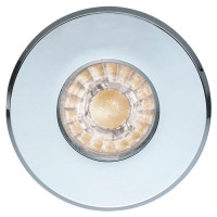 94975 Светодиодный встраиваемый светильник IGOA, 1x3,3W (GU10), ?85, IP44, литой металл, хром