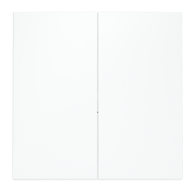 Клавиши для выключателя/переключателя двухклавишного, S70 (белый матовый), VLS000302