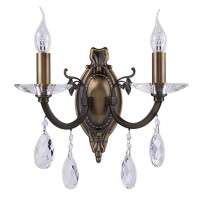 Lightstar 694621 (MB600006-2)  Бра STREGARO 2х60W E14 БРОНЗА (в комплекте)