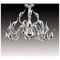 Lightstar 751184 (MX8098-18A CR) Люстра потол Cigno collo 18х20W G4  ХРОМ (в комплекте)