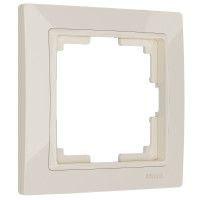Werkel W0012003/ Рамка на 1 пост Snabb basic (слоновая кость), a051297 Werkel W0012003/ Рамка на 1 пост Snabb basic (слоновая кость), a051297