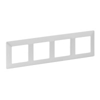 Legrand Valena LIFE.Рамка "Жемчуг".4-постовая универсальная, 754144 Legrand Valena LIFE.Рамка "Жемчуг".4-постовая универсальная, 754144