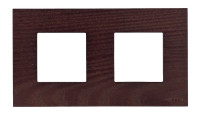 N2272 WG - Рамка 2-постовая, серия Zenit, натуральное венге - 2CLA227200N2101