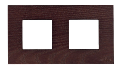 N2272 WG - Рамка 2-постовая, серия Zenit, натуральное венге - 2CLA227200N2101
