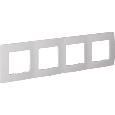 Legrand Рамка 4 поста - Legrand Etika - белый, 672504