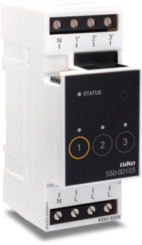 Niko Home Control Коммутационный модуль (3х), 550-00103