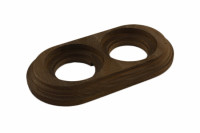 Bironi Рамка 2 постовая, накладной монтаж, цвет Старое дерево, BF1-620-17 Bironi Рамка 2 постовая, накладной монтаж, цвет Старое дерево, BF1-620-17