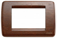 Vimar Накладка для 3 модулей RONDO дерево натуральный орех, 16753.55