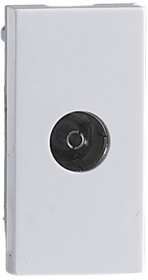 Donel Розетка TV, 1мод., бел. (22.5х45мм), серия (тип) DEC, DECF15W