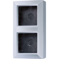 Коробка для накладного монтажа 2-кратная; алюминий, AS582AAL Коробка для накладного монтажа 2-кратная; алюминий, AS582AAL