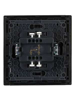 FORTE&PIANO Выключ. 1-кл. прох. 10А FP103 чер. IEK, FP-V12-0-10-1-K02