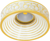 FD1055ROP Fede EMPORIO Светильник встраиваемый круглый , Gold White Patina