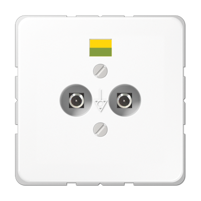 Розетка штепсельная для выравнивания потенциалов; белая, CD565-2WW